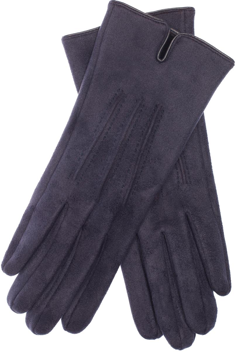 EEM Damen Handschuhe 100% vegan, Velours Optik, weiches elastisches Material, kuscheliges Teddyfleece